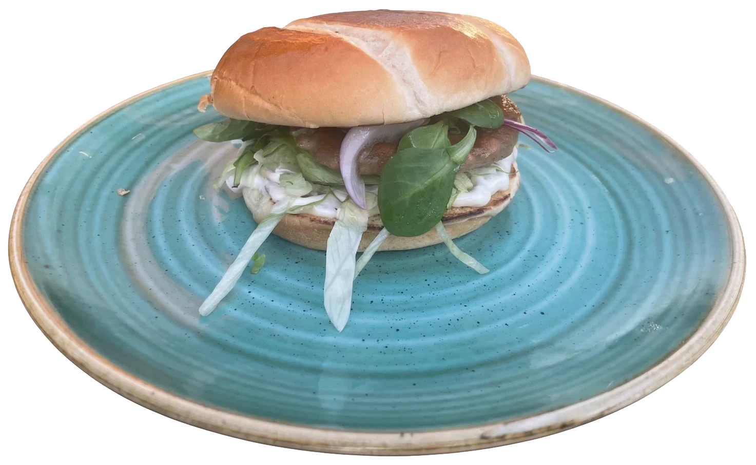 Lazac burger (lazac, friss saláta, házi szósz) *