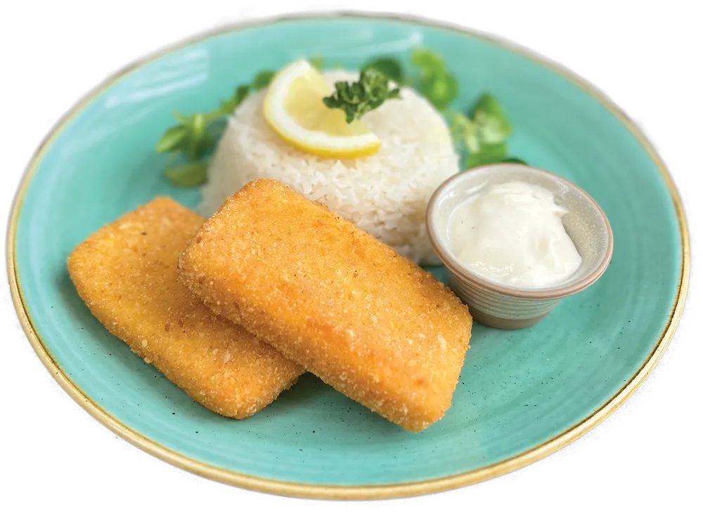 Rántott sajt tartármártással jázmin rizzsel