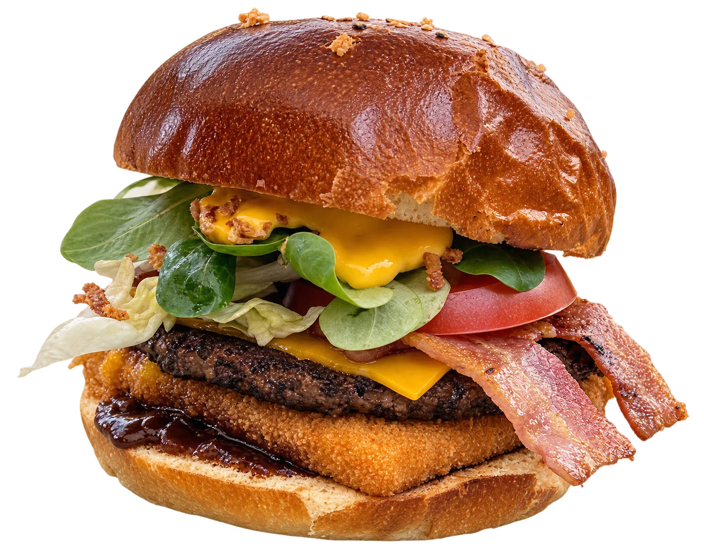 Tripla cheddar burger