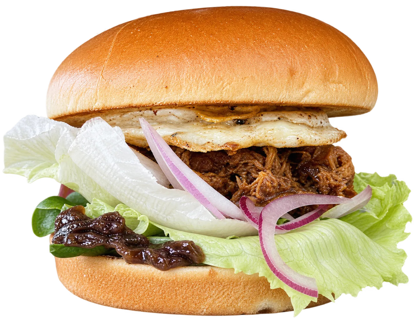 Pulled pork burger